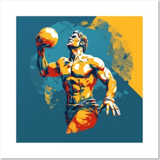 pool gladiators, waterpolo wallart v4 Posters and Art